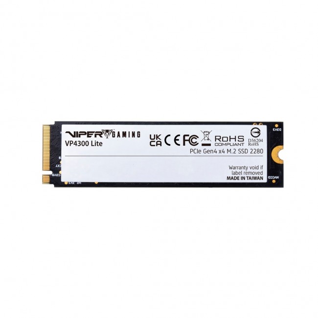 Patriot Memory VP4300 Lite M.2 1 TB PCI Express 4.0 NVMe (VP4300L1TBM28H) Patriot Memory VP4300 Lite M.2 1 TB PCI Express 4.0 NVMe (VP4300L1TBM28H)