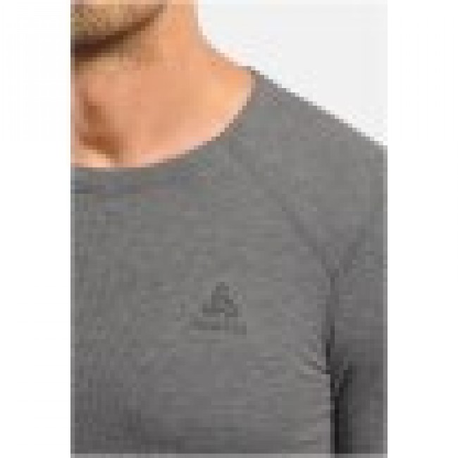 Odlo BL TOP crew neck l/s ACTIVE WARM ECO men's T-shirt, size L, grey Odlo BL TOP crew neck l/s ACTIVE WARM ECO men's T-shirt, size L, grey