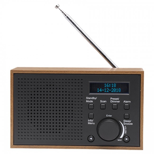 Denver DAB-46DARK GREY radio Internet Analog & digital Black, Brown