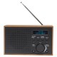 Denver DAB-46DARK GREY radio Internet Analog & digital Black, Brown