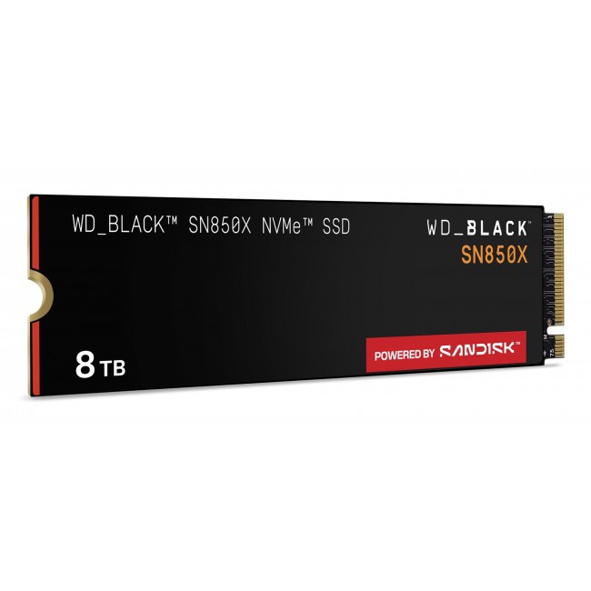 Western Digital Black WD_BLACK SN850X NVMe SSD POWERED BY SANDISK 8 TB