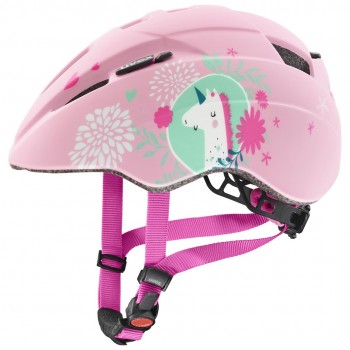 UVEX Kid 2 CC kids bike helmet 46 52 cm, pink unicorn matt
