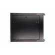 Extralink Rackmount cabinet 9U 600x600 Black wall mounted