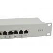 Equip 16-Port Cat.6 Shielded Patch Panel, Light Grey Equip 16-Port Cat.6 Shielded Patch Panel, Light Grey
