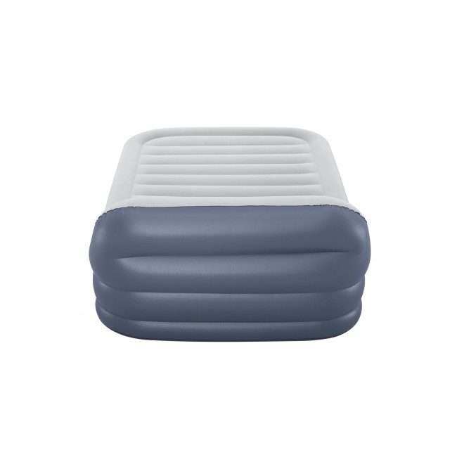 Bestway Tritech SleekFlow Headboard Air Mattress Queen with Built-in AC Pump and Antimicrobial Coating 2.26 m x 1.52 m x 84 cm
