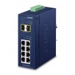 PLANET IP30 Industrial L2/L4 8-Port Managed L2/L4 Gigabit Ethernet (10/100/1000) Blue