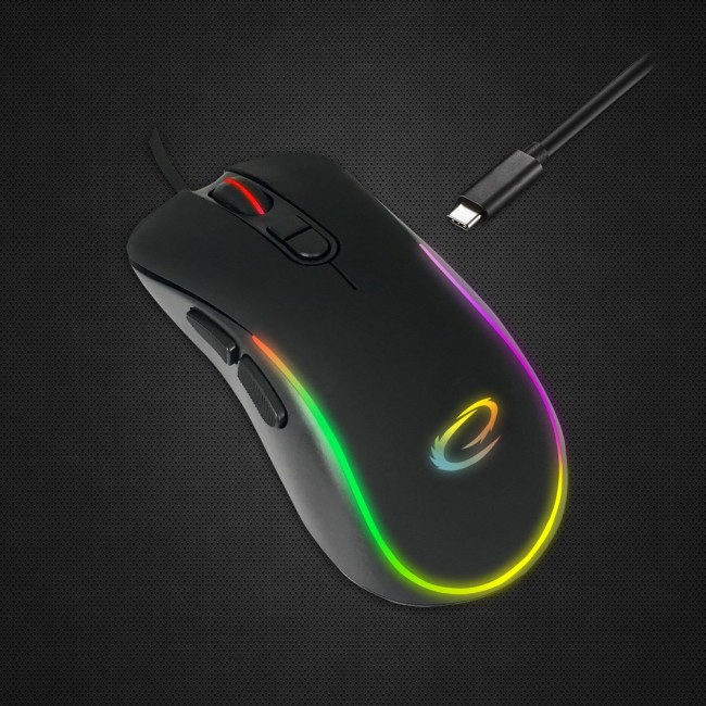 Esperanza EGM303 mouse Right-hand USB Type-C Optical 2400 DPI Esperanza EGM303 mouse Right-hand USB Type-C Optical 2400 DPI