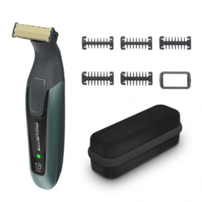 Rowenta TN6044E0 beard trimmer Battery 6 6 mm Wet & Dry Black, Green