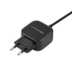 Qoltec 50190 Charger 17W | 5V | 3.4A | USB + USB type C