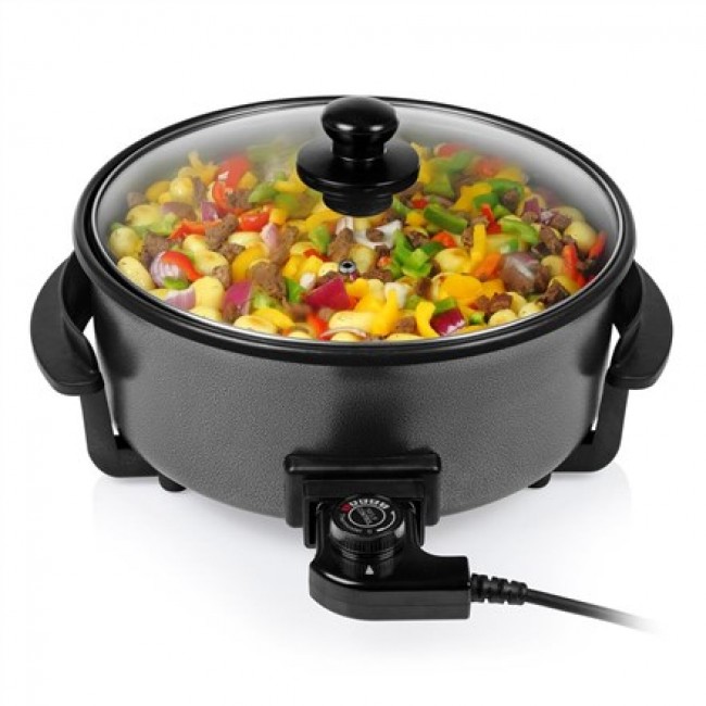 Tristar | Multifunctional grill pan XL | PZ-9135 | Diameter 30 cm | Grill | 1500 W | Lid included | Fixed handle | Black Tristar | Multifunctional grill pan XL | PZ-9135 | Diameter 30 cm | Grill | 1500 W | Lid included | Fixed handle | Black