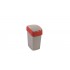 CURVER FLIP BIN 50L /SILVER/ RED