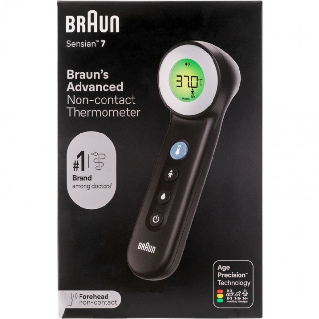 Braun BNT400B non-contact forehead thermometer Braun BNT400B non-contact forehead thermometer