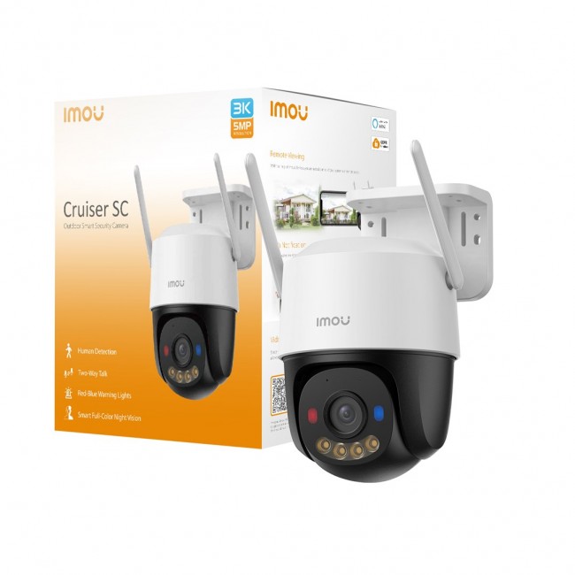 Imou Cruiser SC 3K Turret IP security camera Indoor & outdoor 2880 x 1620 pixels Ceiling/wall Imou Cruiser SC 3K Turret IP security camera Indoor & outdoor 2880 x 1620 pixels Ceiling/wall