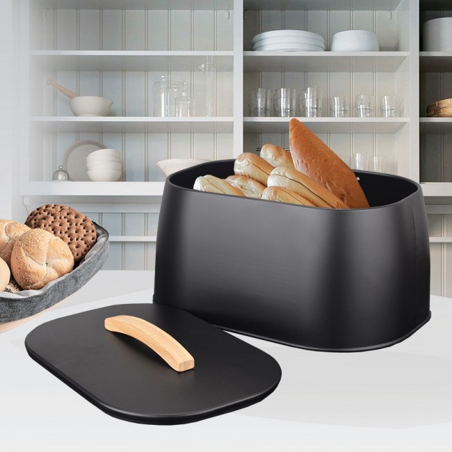 Breadbox MAESTRO MR-1675-BLACK Black Breadbox MAESTRO MR-1675-BLACK Black