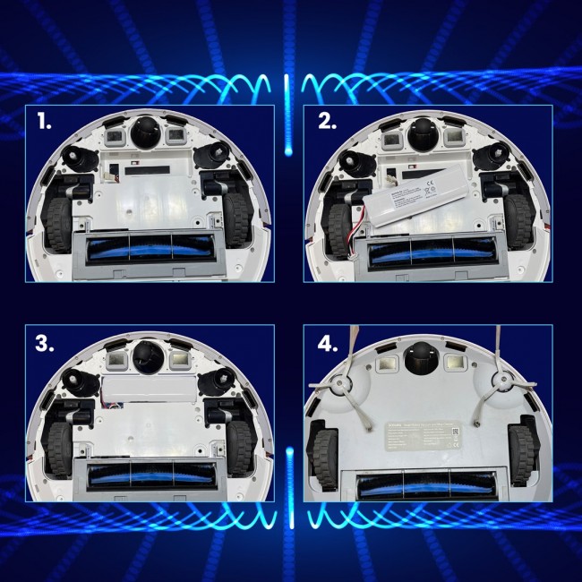 Battery for Xiaomi Robot 1C P1904-4S1P-MM, 3200mAh, 47.36Wh, STYTJ01ZHM Mijia 1C P1904-4S1P-MM (Dreame MC1808) Battery for Xiaomi Robot 1C P1904-4S1P-MM, 3200mAh, 47.36Wh, STYTJ01ZHM Mijia 1C P1904-4S1P-MM (Dreame MC1808)