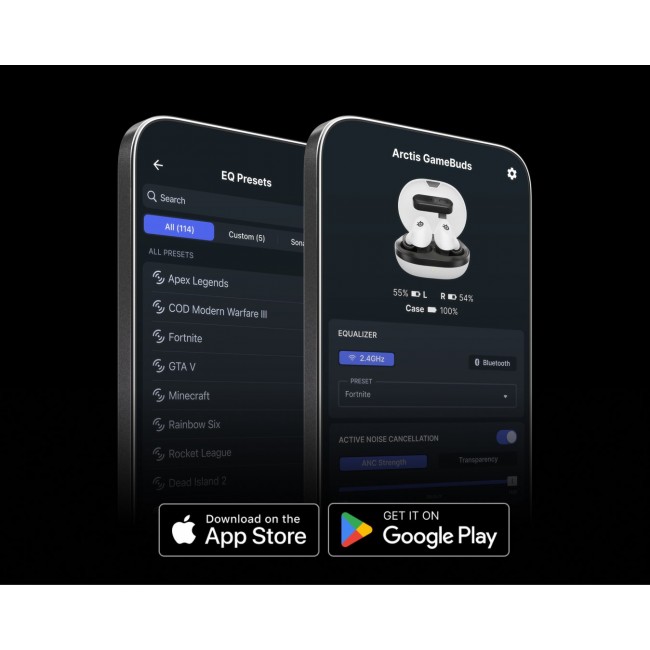 Steelseries Arctis Gamebuds Headset Wireless In-ear Gaming Bluetooth White