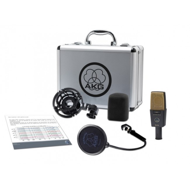 AKG C414 XLII microphone Gold, Grey Stage/performance microphone
