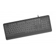 Gembird KB-UML-04-CYRL Slim wired backlight keyboard, black, Cyrillic layout Gembird KB-UML-04-CYRL Slim wired backlight keyboard, black, Cyrillic layout