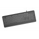 Gembird KB-UML-04-CYRL Slim wired backlight keyboard, black, Cyrillic layout
