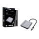 Conceptronic DONN13G laptop dock/port replicator Wired USB 3.2 Gen 1 (3.1 Gen 1) Type-C Grey