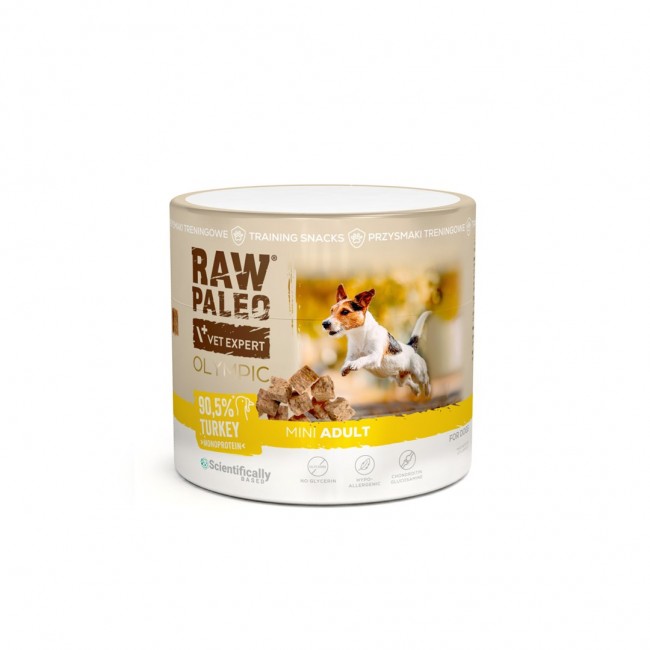 VETEXPERT Raw Paleo Olympic Turkey Mini Mono - dog treat - 90g