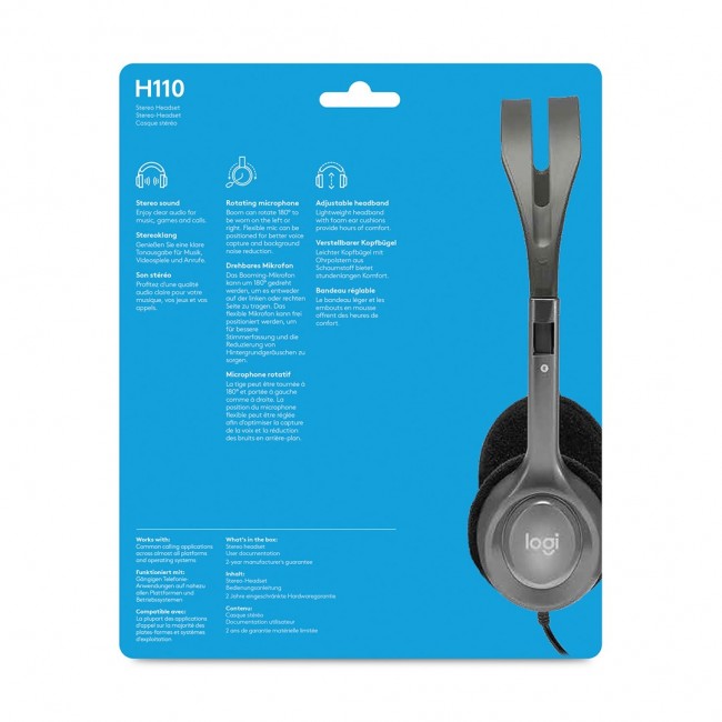 Logitech H110 Stereo Headset