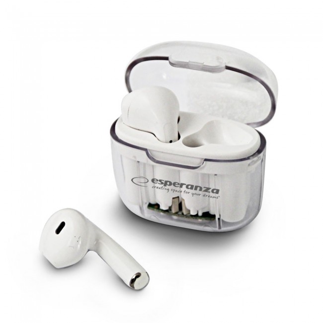 Esperanza EH237W Bluetooth In-Ear Headphone TWS White Esperanza EH237W Bluetooth In-Ear Headphone TWS White