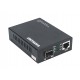 Intellinet 10GBase-T to 10GBase-R Media Converter, 1 x 10 GB SFP+ Slot, 1 x 10GB RJ45 Port