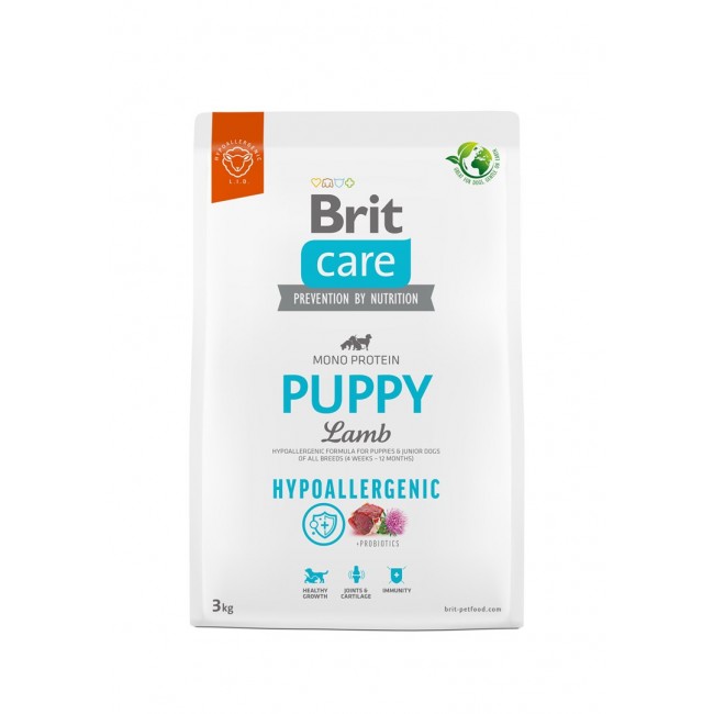 BRIT Care Hypoallergenic Puppy Lamb - dry dog food - 3 kg