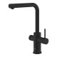 GROHE Blue Pure Minta Filter mixer with pull-out spray Black