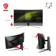 Curved gaming monitor MSI MAG 345CQRDE 34