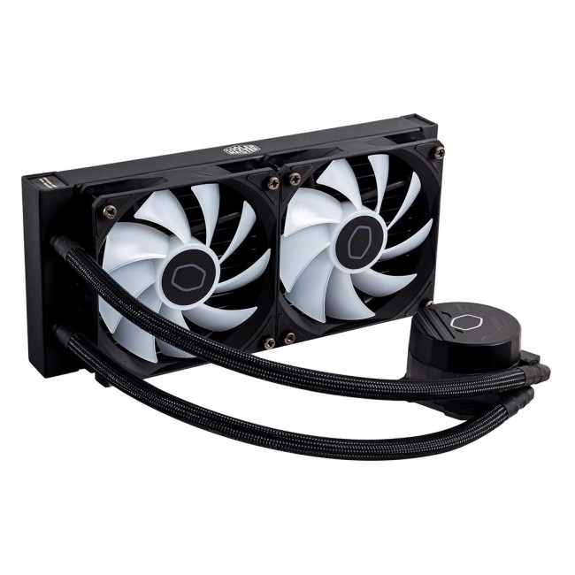 Cooler Master MasterLiquid 240L Core ARGB Processor Liquid cooling kit 12 cm Black Cooler Master MasterLiquid 240L Core ARGB Processor Liquid cooling kit 12 cm Black