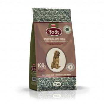 FOLK Medium and large breeds Traditional polish meat feast with rabbit, lamb and quail - dry dog food - 12kg