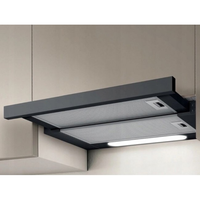 Elica Elite 14 LUX 60 BL Semi built-in (pull out) Black 368 m /h