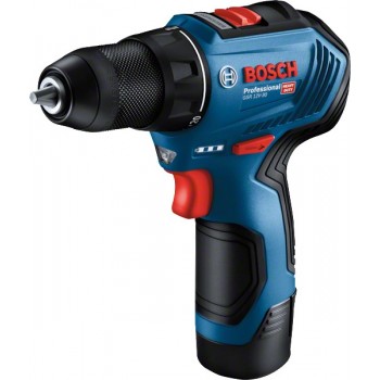 BOSCH SCREWDRIVER GSR 12V-30 2x2.0Ah 30/17Nm BL CASE