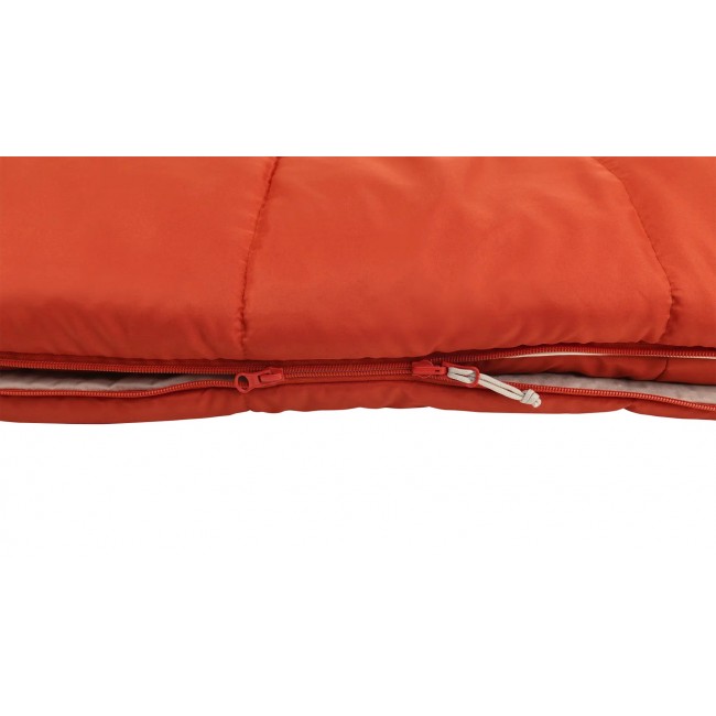 Outwell Contour Lux Adult Rectangular sleeping bag Polyester Red