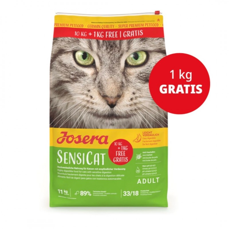 JOSERA Sensicat dry cat food 10kg +1 kg