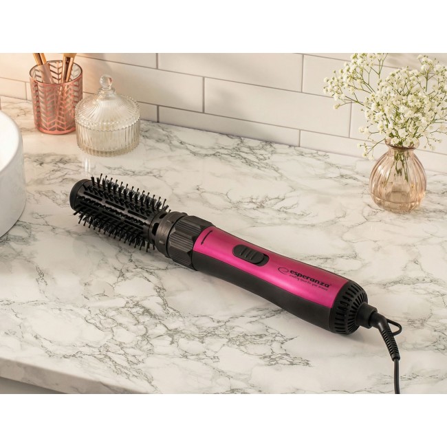 Esperanza EBL008 hair styling tool Hot air brush Black,Red 1.8 m 1000 W