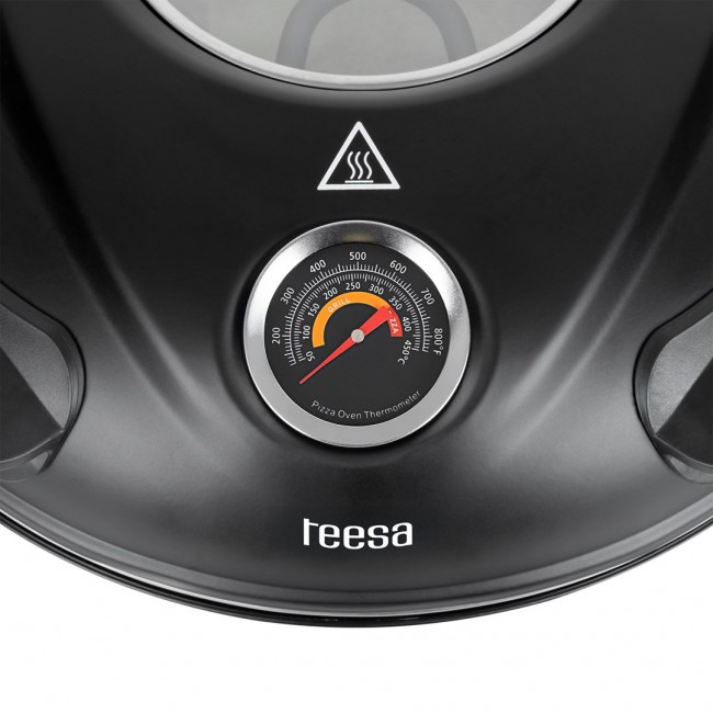 TEESA SUPREME pizza oven, 1200 W, 32 cm, window, removable stone