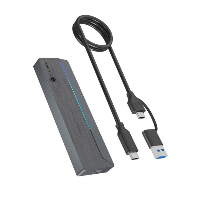 ICY BOX M.2 SATA/NVMe SSD Enclosure with USB 3.2 Gen 2 Type-C and RGB light ICY BOX M.2 SATA/NVMe SSD Enclosure with USB 3.2 Gen 2 Type-C and RGB light