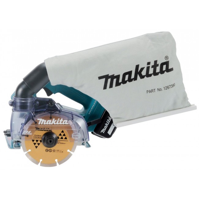 Makita DCC500Z portable circular saw 12.5 cm Green