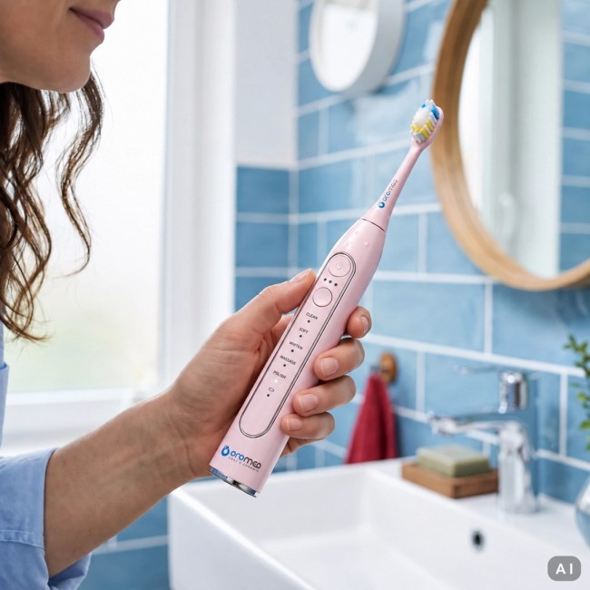 Sonic toothbrush ORO SONIC NEXT PRO PINK OROMED