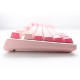 Ducky One 3 Gossamer Pink keyboard Gaming USB US English Pink, White