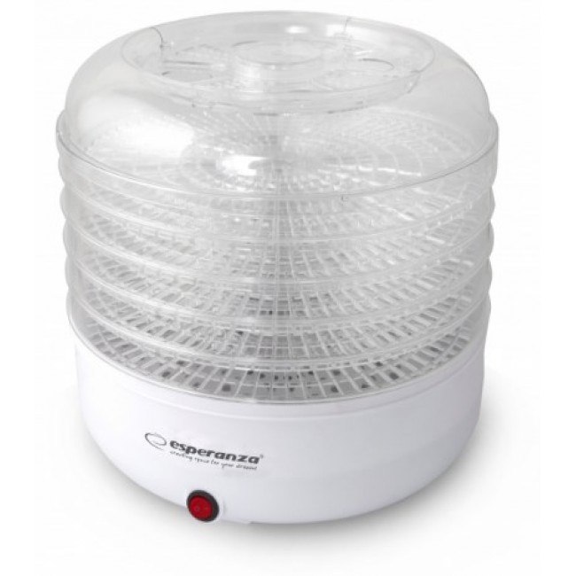 Esperanza EKD001 food dehydrator Transparent,White 125 W