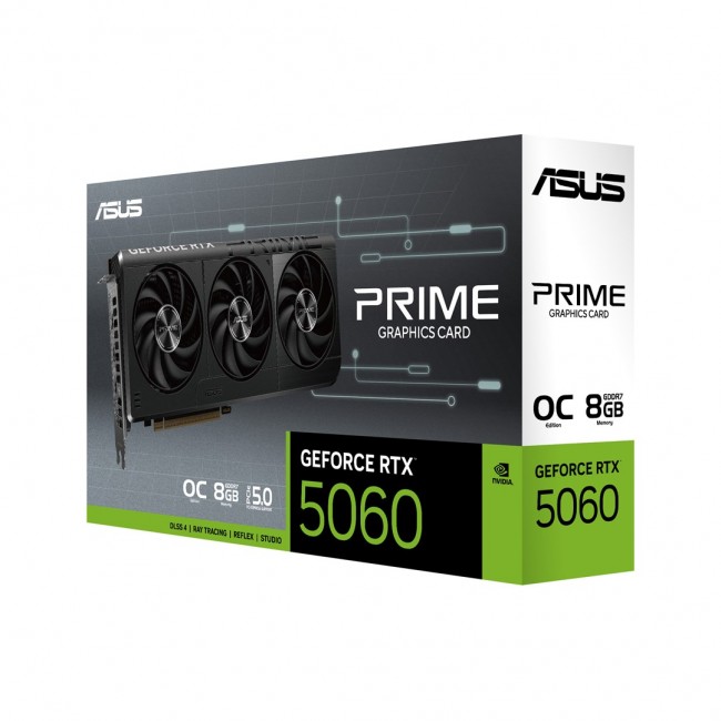 ASUS Prime -RTX5060-O8G NVIDIA GeForce RTX 5060 8 GB GDDR7 ASUS Prime -RTX5060-O8G NVIDIA GeForce RTX 5060 8 GB GDDR7