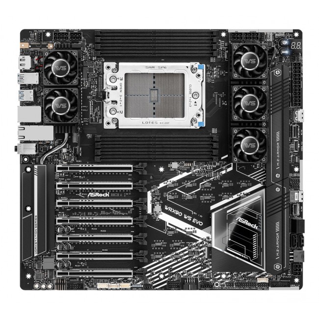 Asrock WRX90 WS EVO motherboard AMD WRX90 Socket sTR5 EEB
