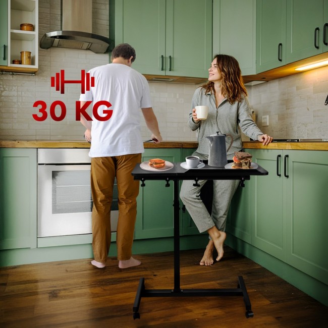 Maclean mobile desk/laptop stand, black, height adjustment 59-89cm, max. 30kg , MC-121 B Maclean mobile desk/laptop stand, black, height adjustment 59-89cm, max. 30kg , MC-121 B