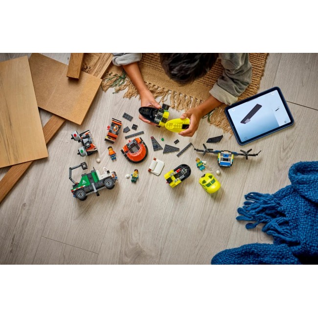 LEGO CITY 60505 Airplane, Service Truck and Hovercraft Rem