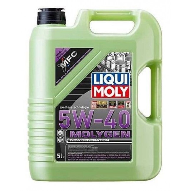MOTOR OIL MOLYGEN NEW GENERATION 5W40 5L