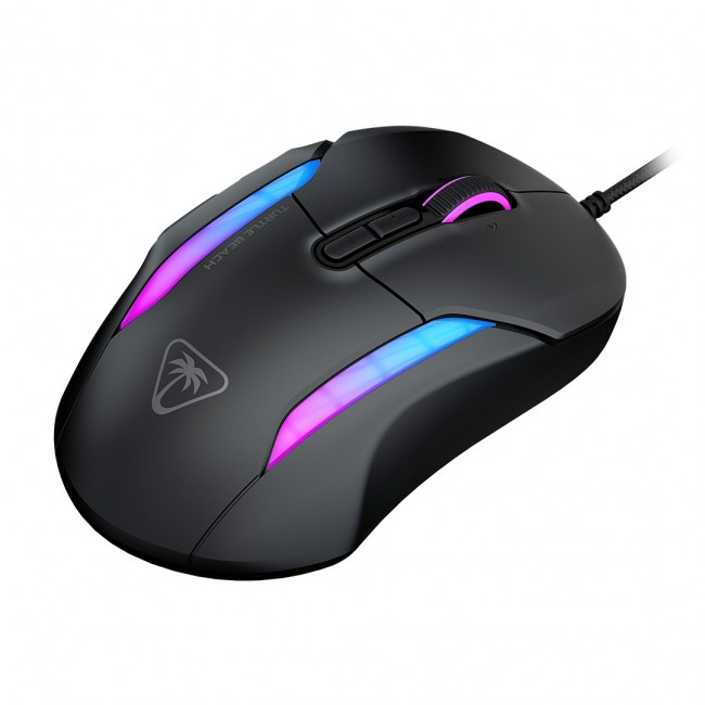 Turtle Beach Kone II Ash Black Wired Ergonomic RGB Gaming Mouse, 26K DPI Optical Sensor, 100M Click Life Optical Switches, 23 Customizable Inputs, 4D Scroll Wheel, Pure PTFE glides Turtle Beach Kone II Ash Black Wired Ergonomic RGB Gaming Mouse, 26K DPI Optical Sensor, 100M Click Life Optical Switches, 23 Customizable Inputs, 4D Scroll Wheel, Pure PTFE glides